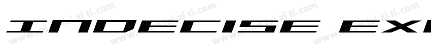 Indecise Expanded Me字体转换